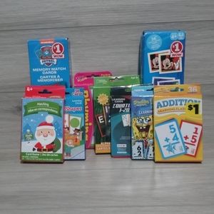 Early Education Assorted Card Bundle - Lot of 9